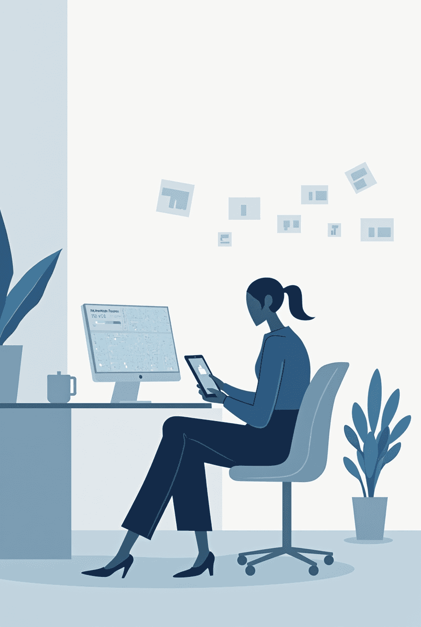 Immobilienfachmann verwendet Valuation Engine